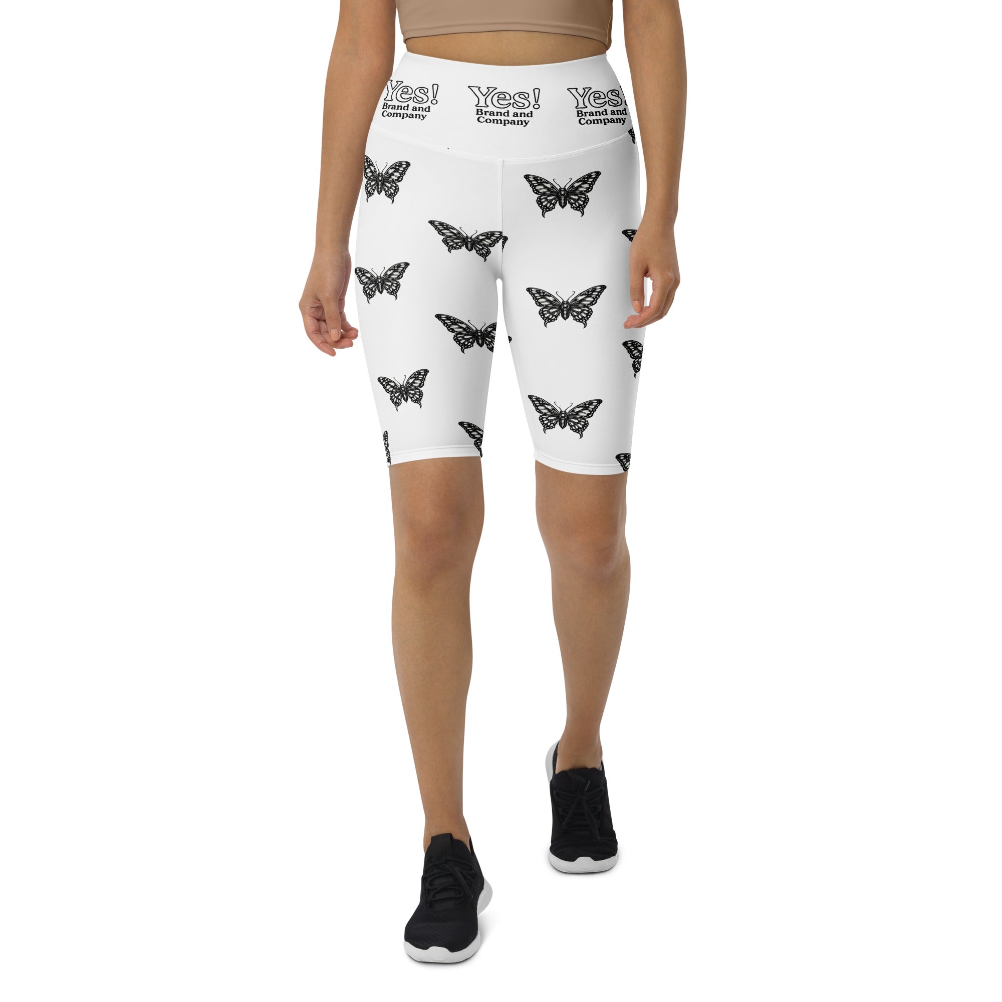 Yes! Brand and Company™ (The Butterfly) Biker Shorts