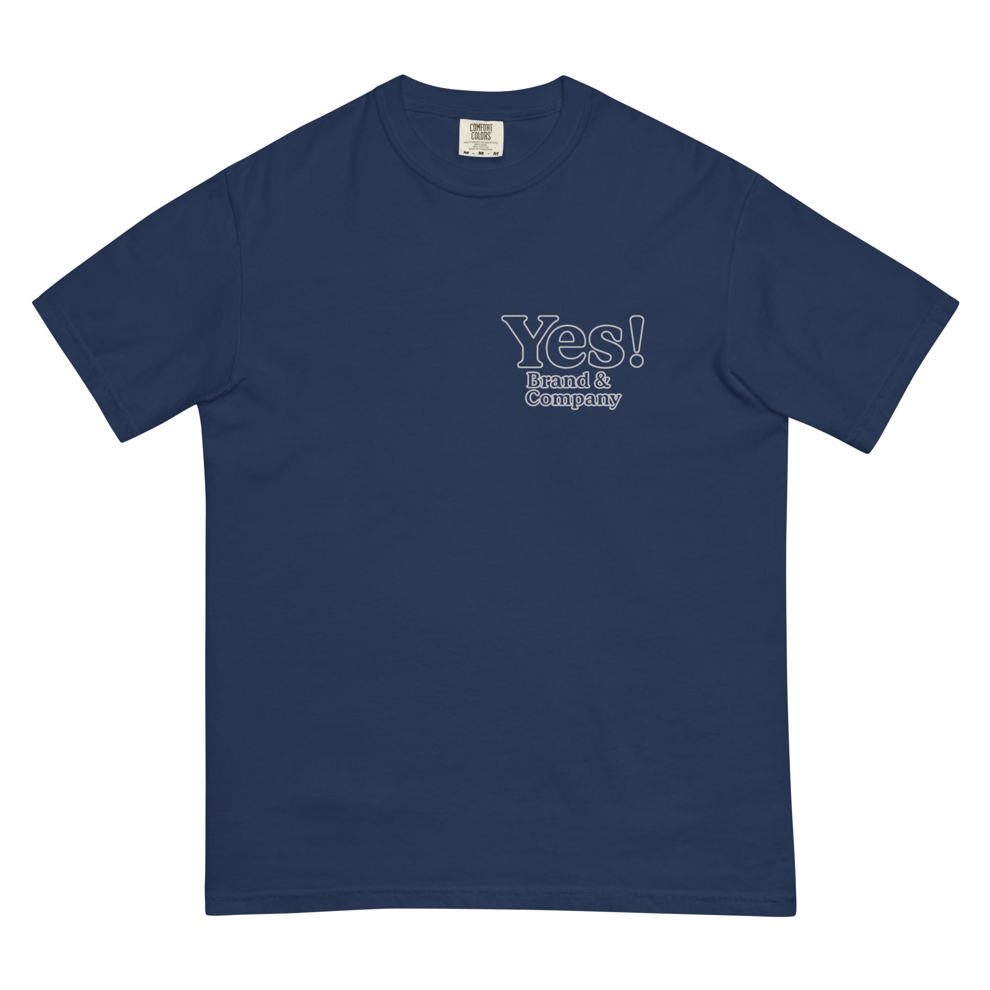 Yes! Brand and Company™ Unisex garment-dyed heavyweight t-shirt