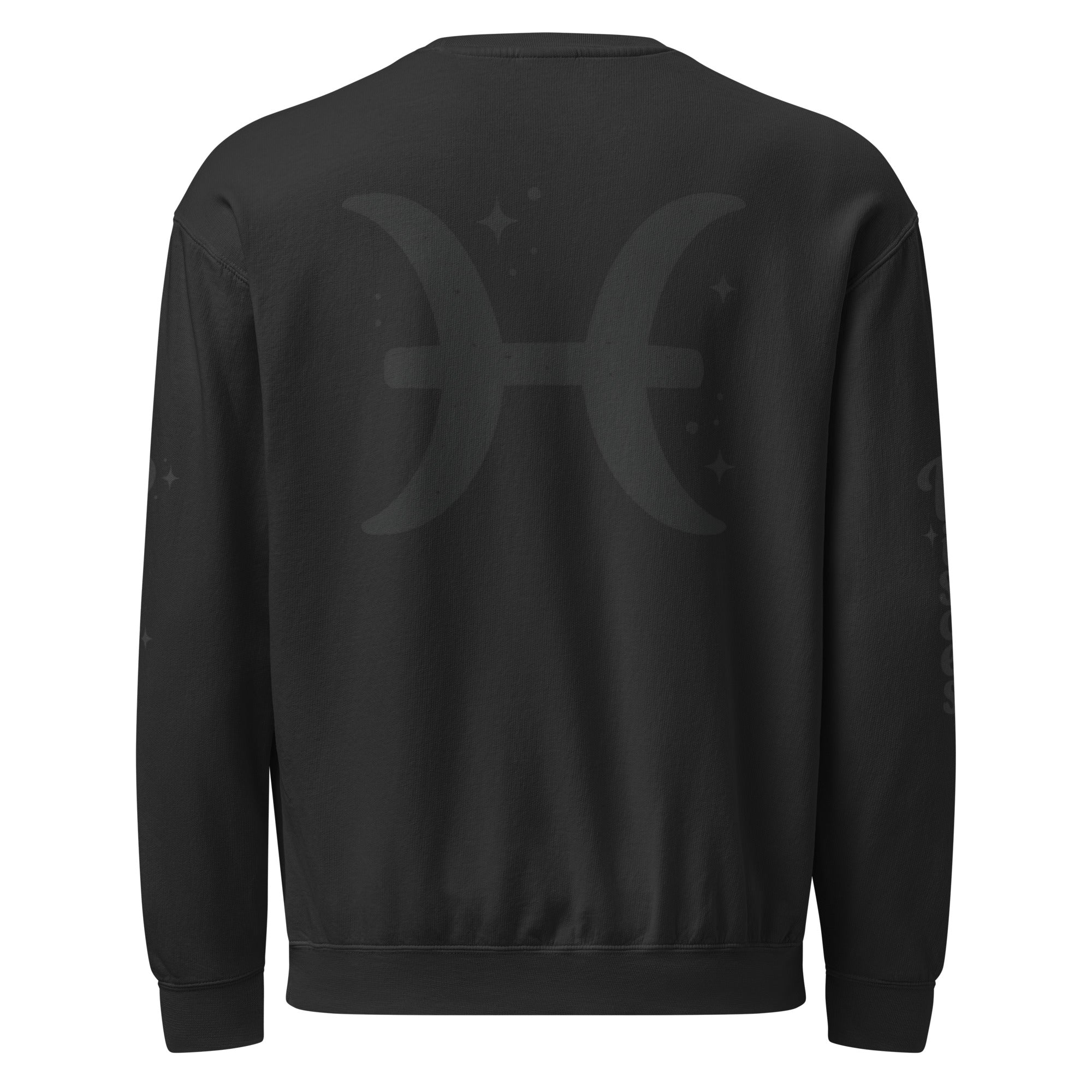 Yes! Brand and Company™ (Horoscope Series Pisces) Unisex garment-dyed fleece crewneck sweatshirt