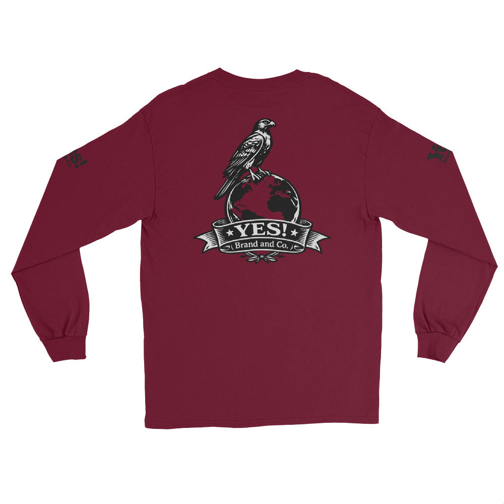 Yes! Brand and Company™ Unisex Long Sleeve Shirt (Bird Series - The Hawk)