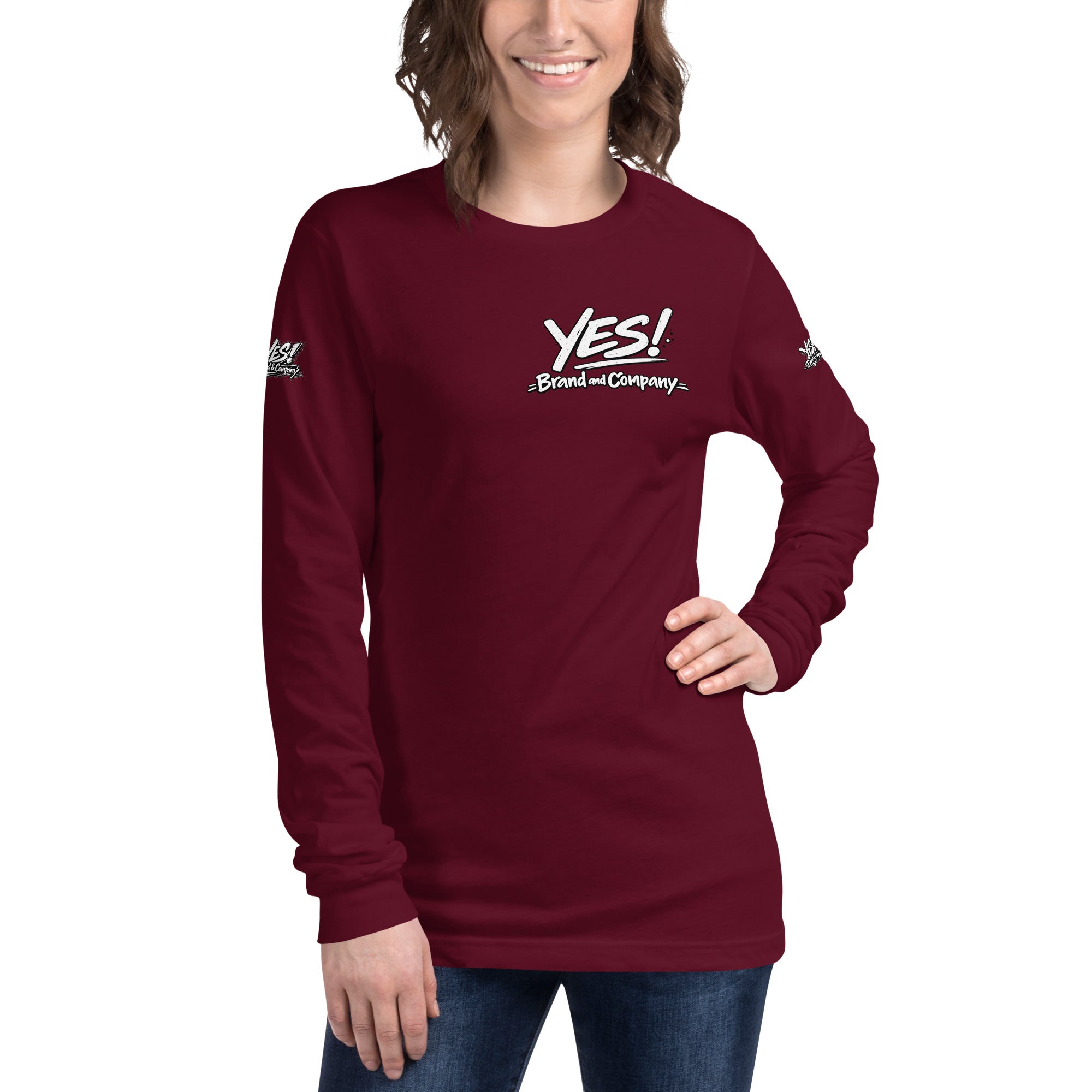 Yes! Brand and Company™ Unisex Long Sleeve Tee (Creature Series - The Dragon)