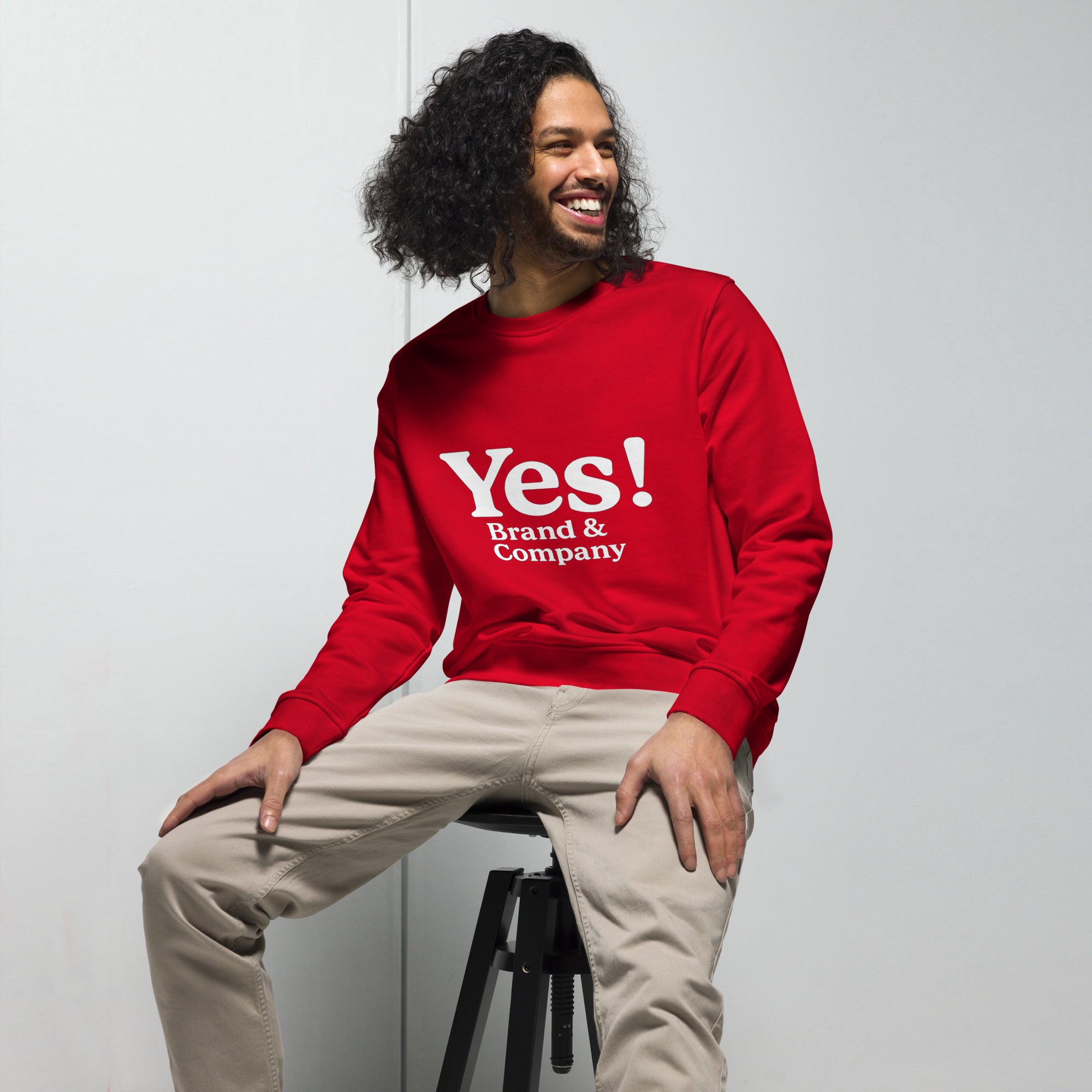 Yes! Brand and Company™ Unisex organic sweatshirt (Gym Edition)