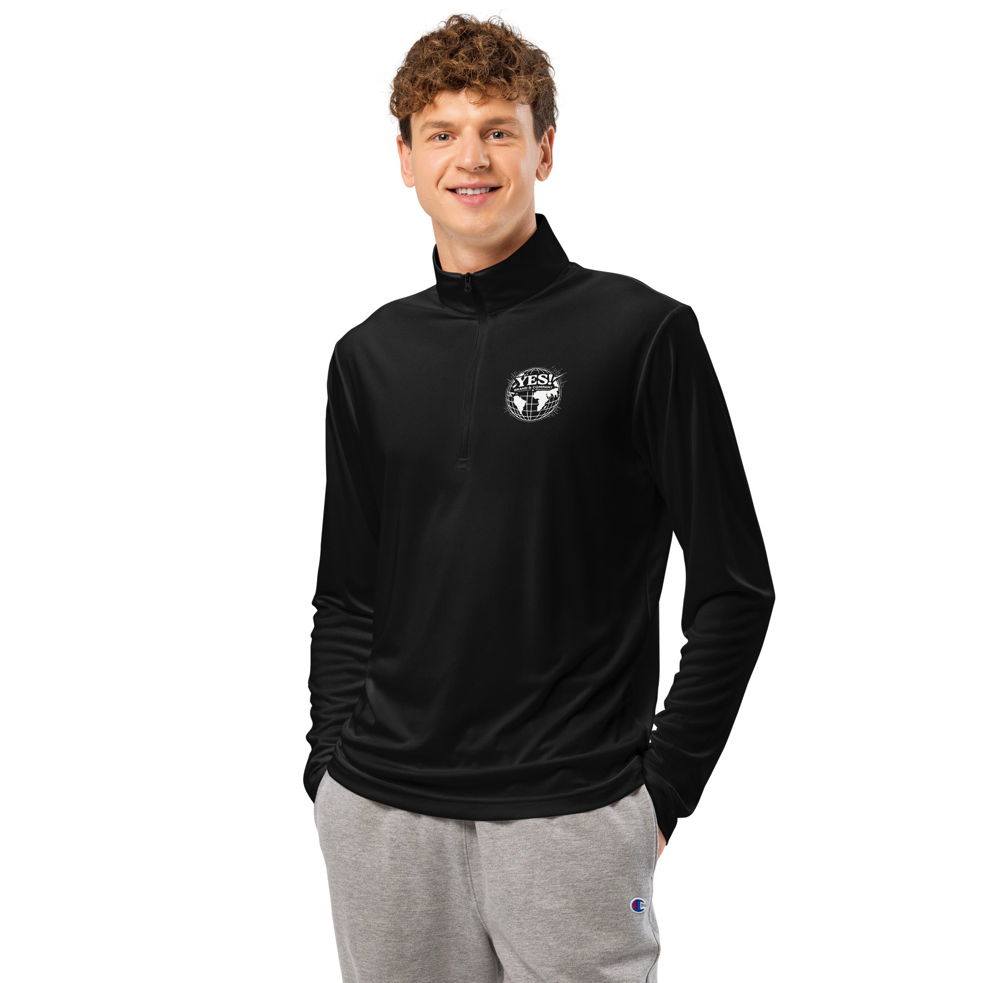 Yes! Brand and Company™ Lightweight quarter-zip pullover