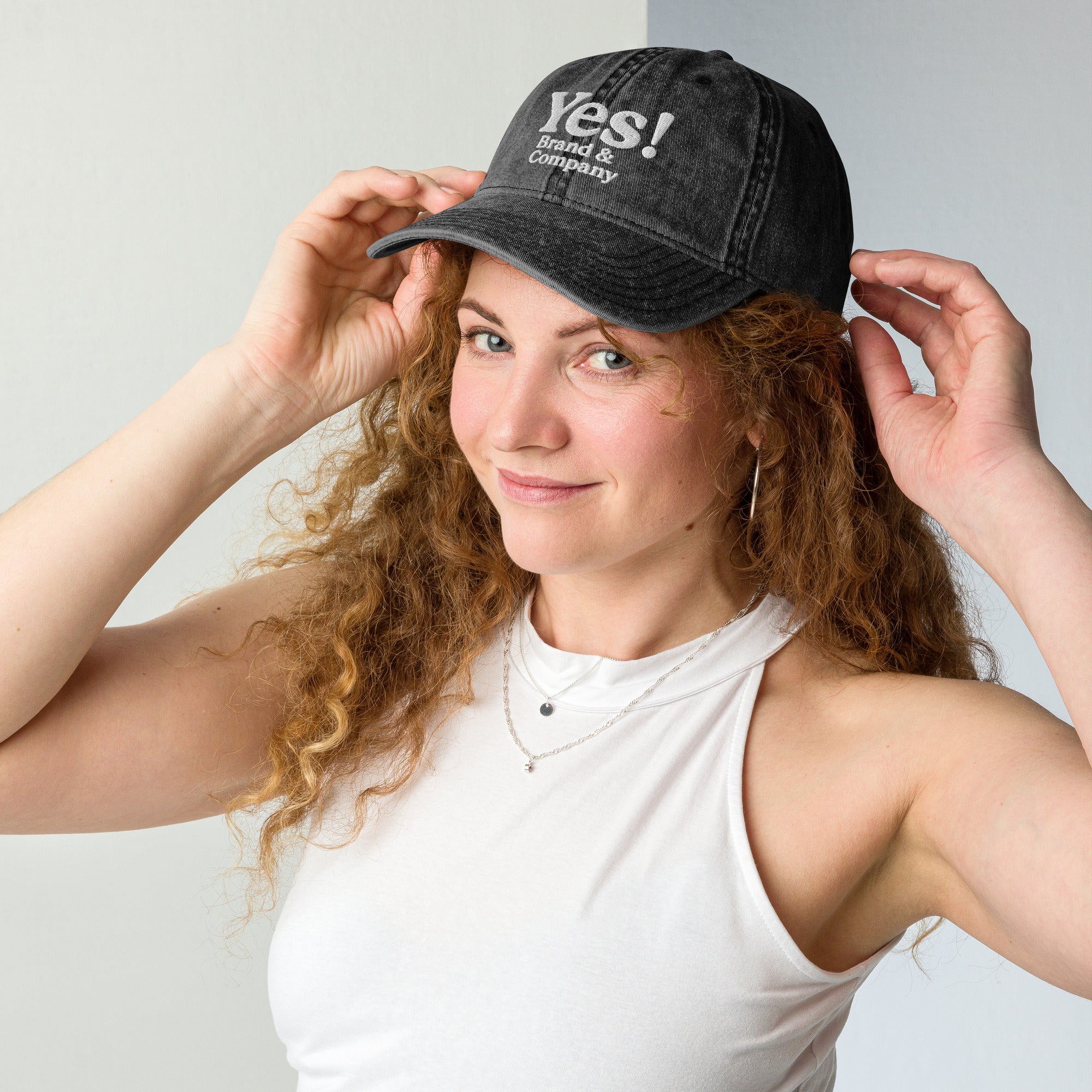 Yes! Brand and Company™ Vintage Cotton Twill Cap