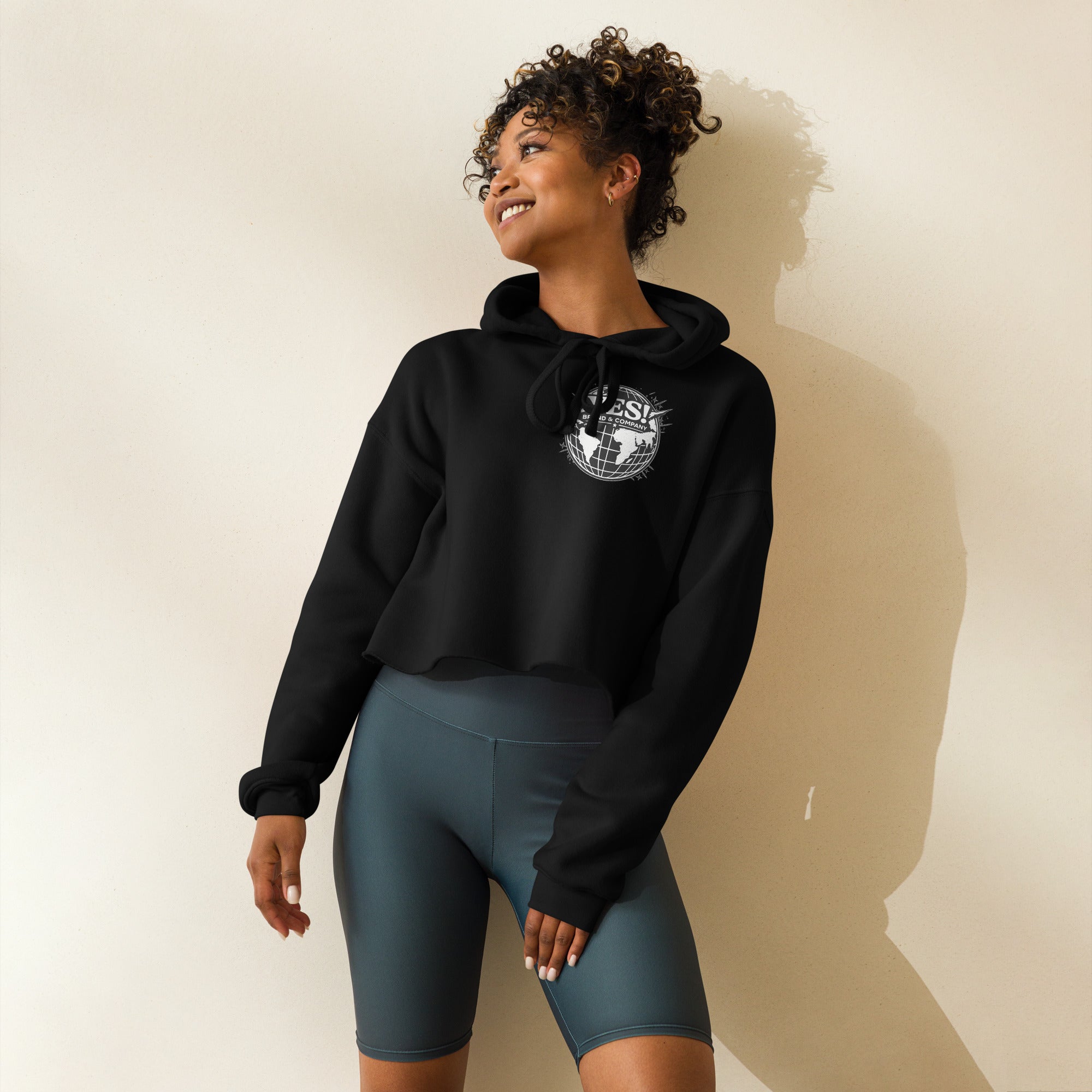 Yes! Brand and Company™ Crop Hoodie