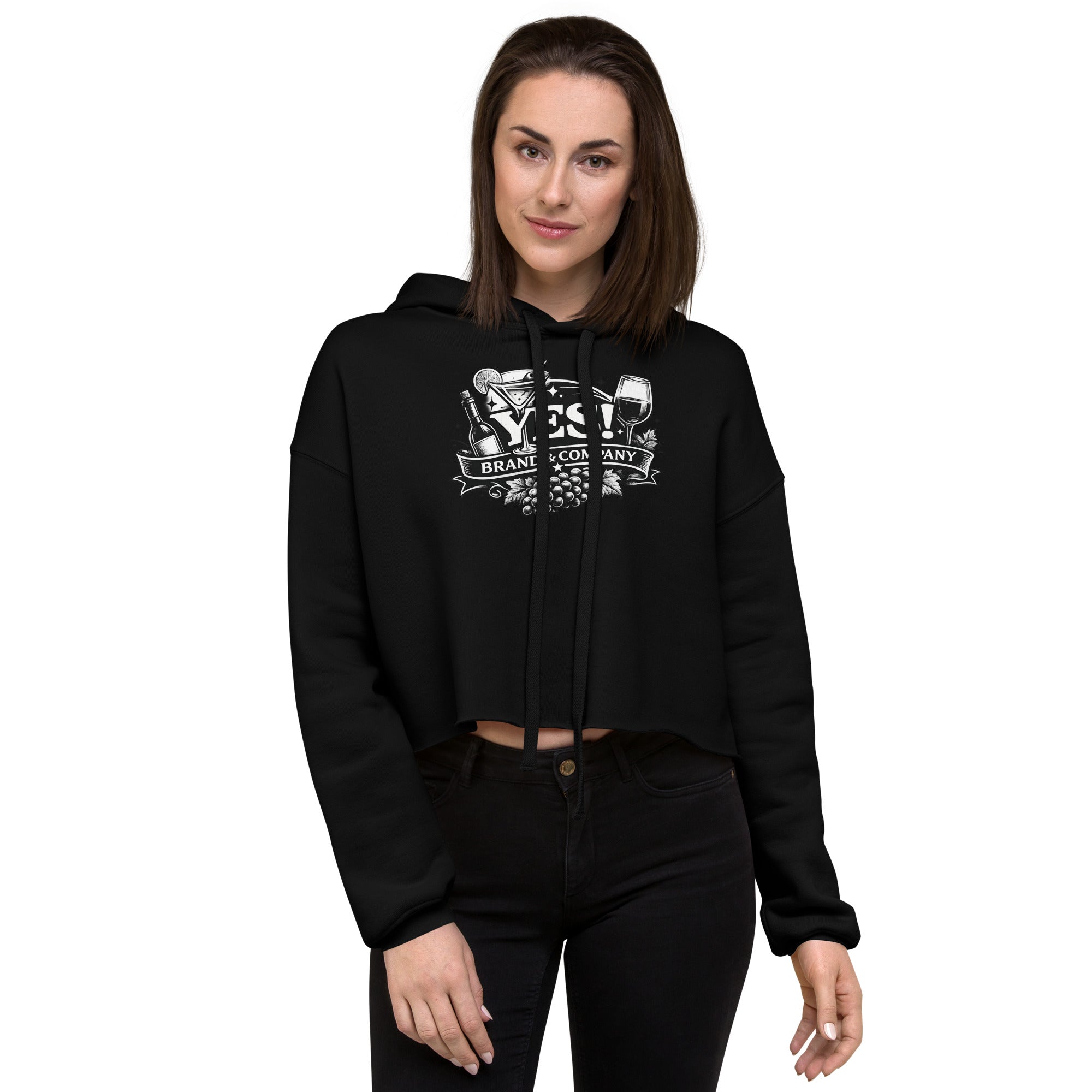 Yes! Brand and Company™ Crop Hoodie (Women's History Month) The Caretaker
